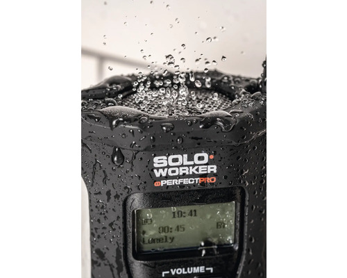 Bouwplaatsradio PerfectPro Soloworker DAB+, Bluetooth