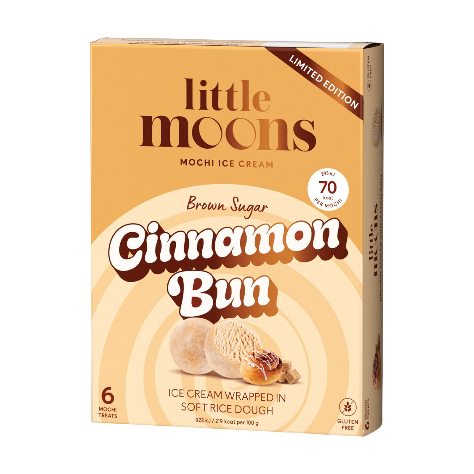Little Moons Mochi Eis Cinnamon Bun