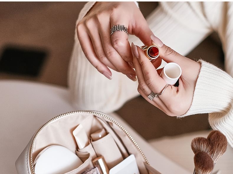 Choyu - Geruite reis-make-uptas van imitatieleer
