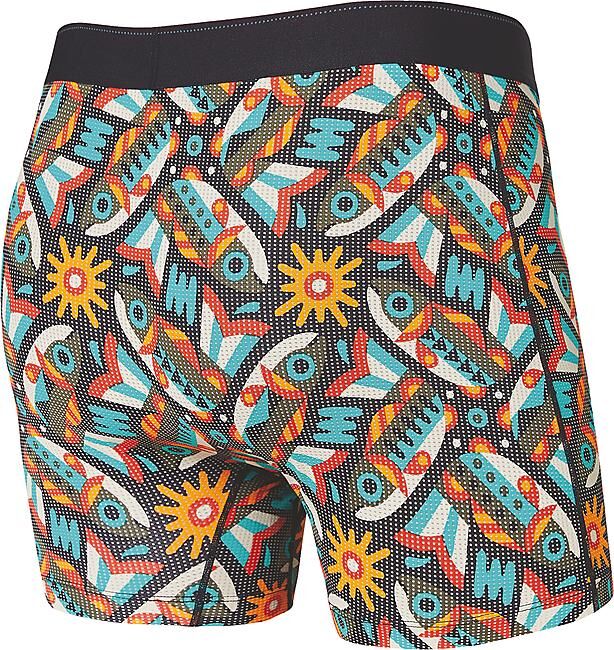 SAXX UNDERWEAR - QUEST QUICK DRY MESH BOXER BRIEF FLY