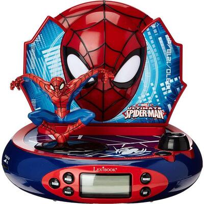 Marvel Spider-Man Klokke med Projektor & Lyd