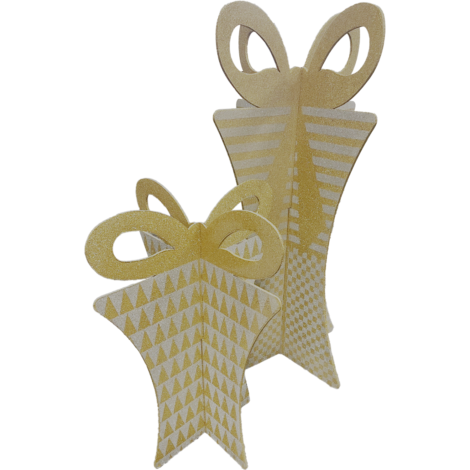 Decoratiecadeautje, 50x40cm, PE, zilver