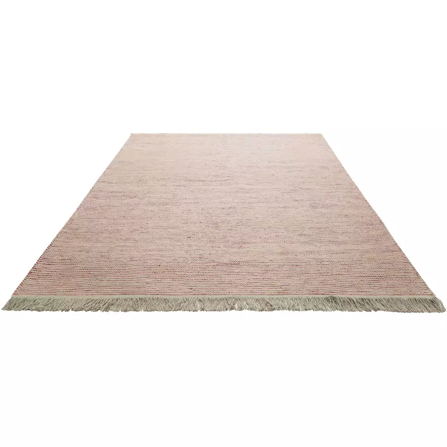 Green Looop Handweb-Teppich Amélie rot