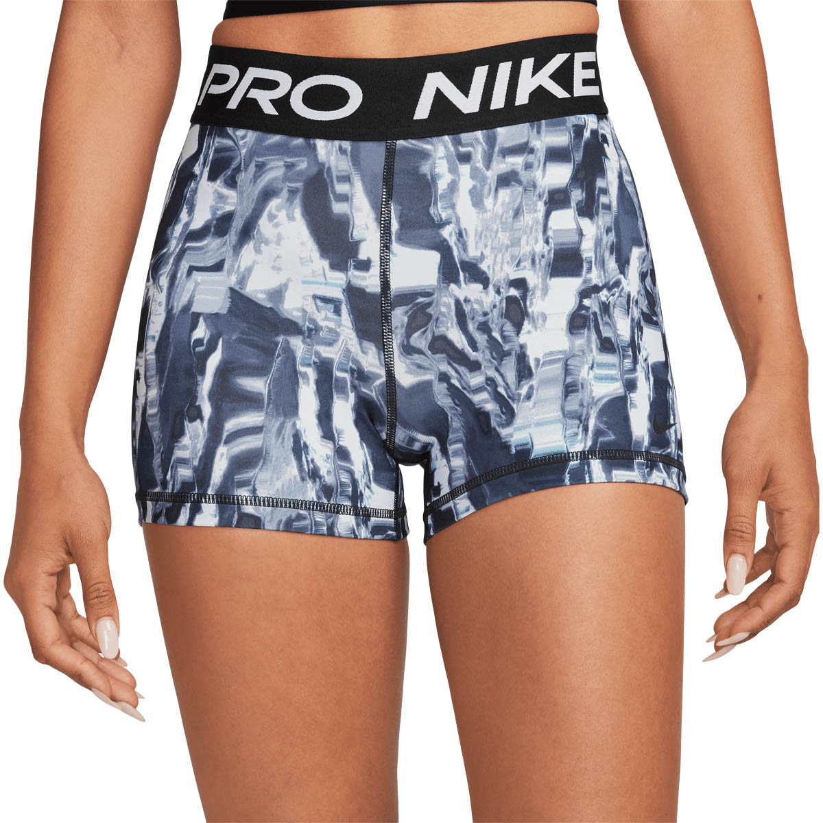 Nike Dri-FIT Mid-Rise Korte Træningstights Dame