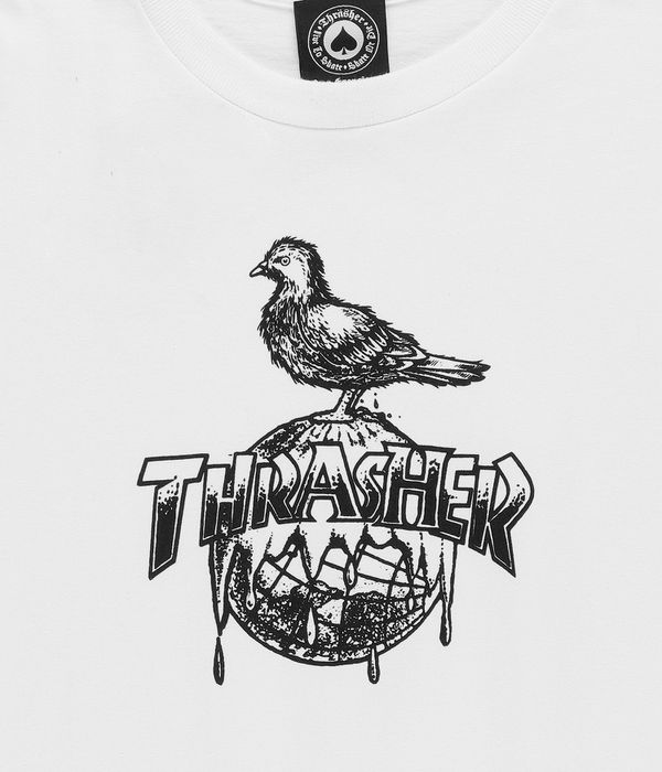 Thrasher x Anti Hero Cover The Earth T-Shirt (white)