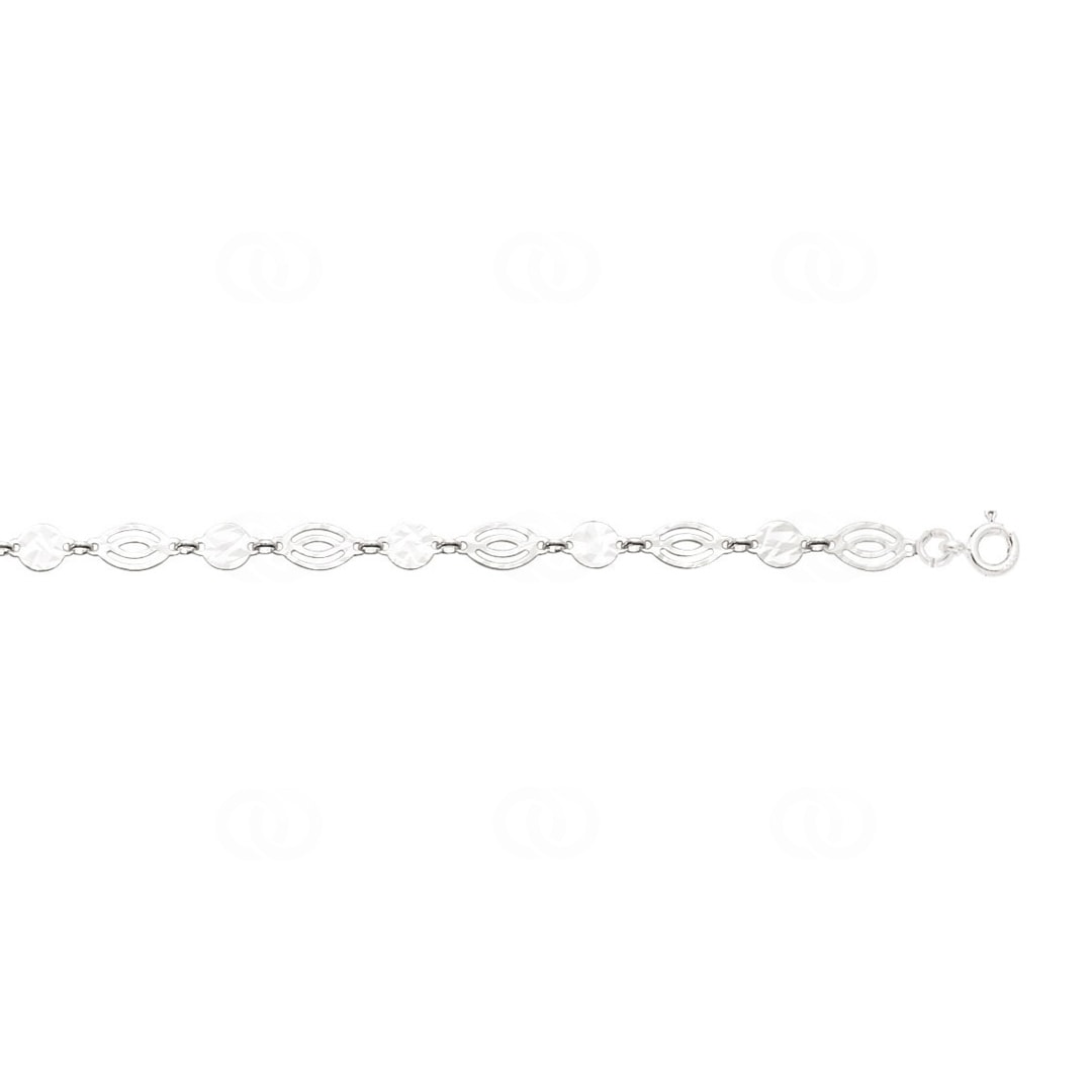 Armband 925 Silber rhodiniert 19cm