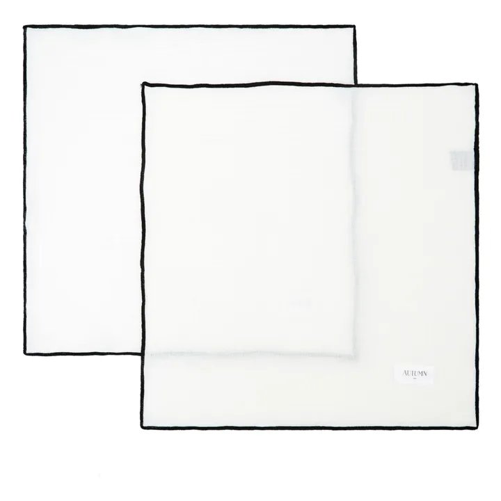 Autumn Serviettes de table Muslin - Set de 2 | Milk