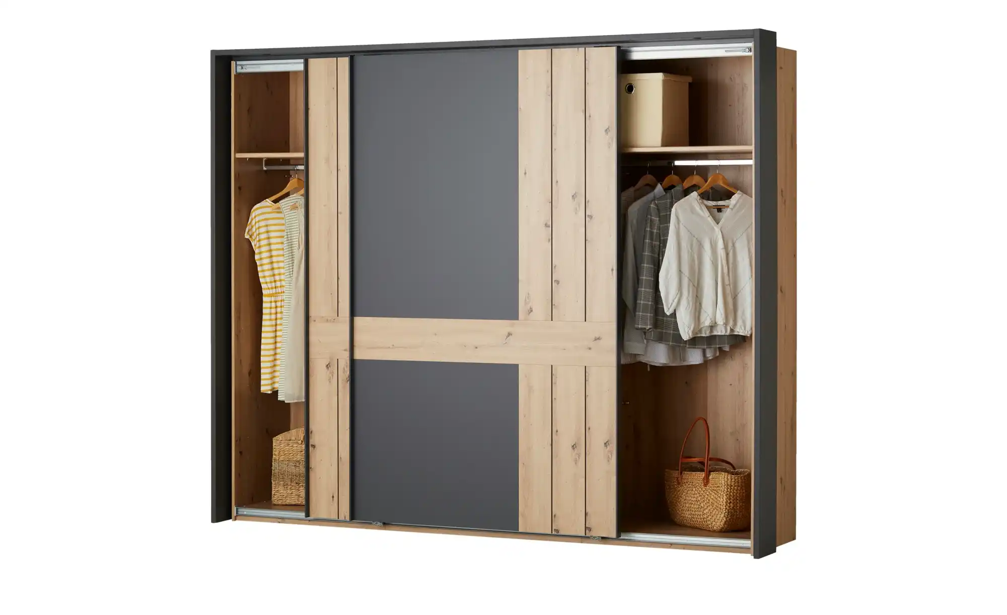 uno Schwebetürenschrank, 2-türig Zumar