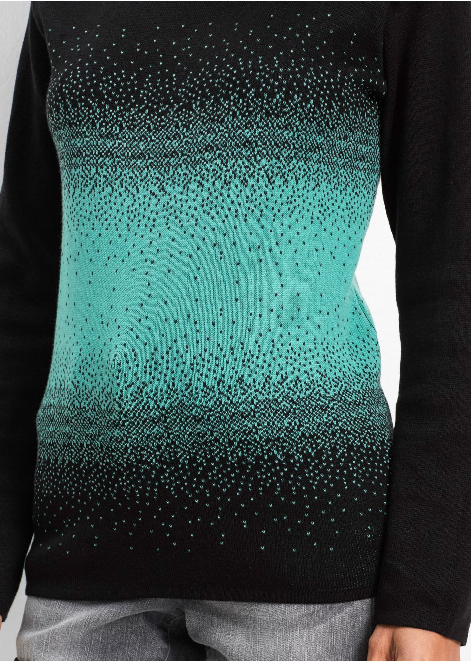 Pull col roulé