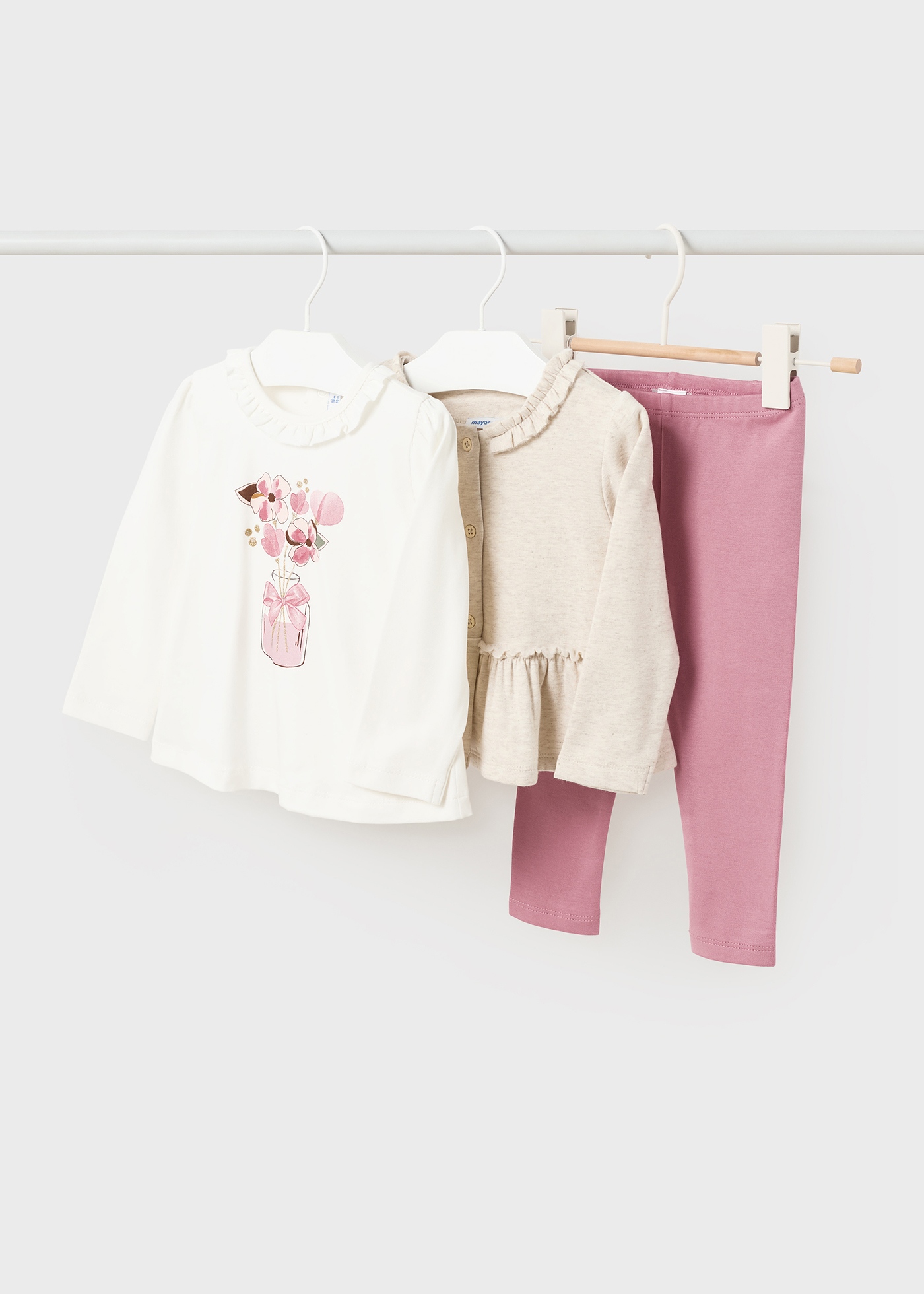 Conjunto de bebê Better Cotton de 3 peças