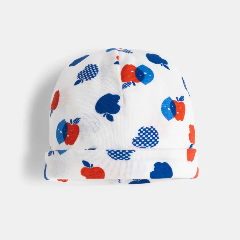 Bonnet bébé garçon à motifs fruités beige Catimini Beige