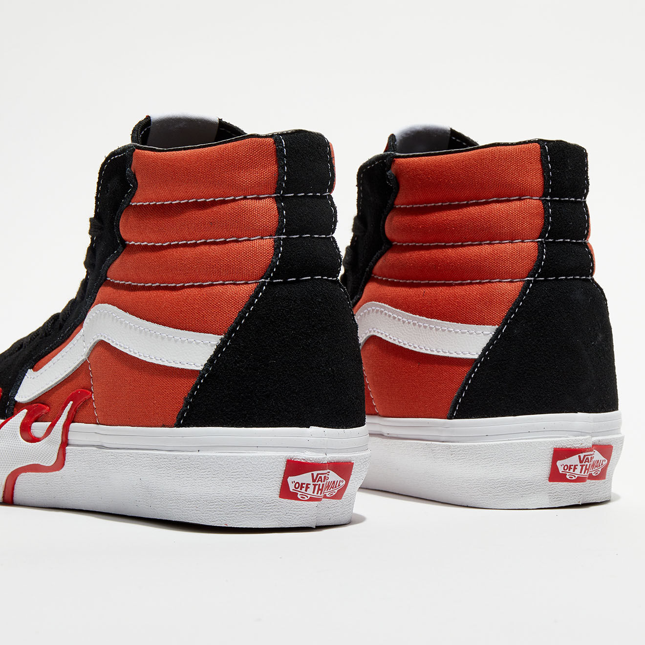 Vans Baskets SK8-Hi Flame noir/brique