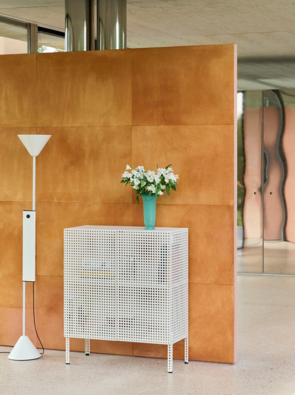 Hay Twist verstelbare vloerlamp Cream White