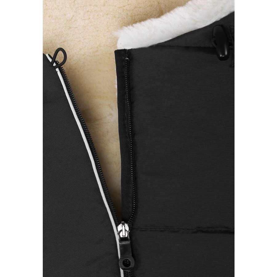Werner Christ Baby Lammfellfußsack TULA VARIO black