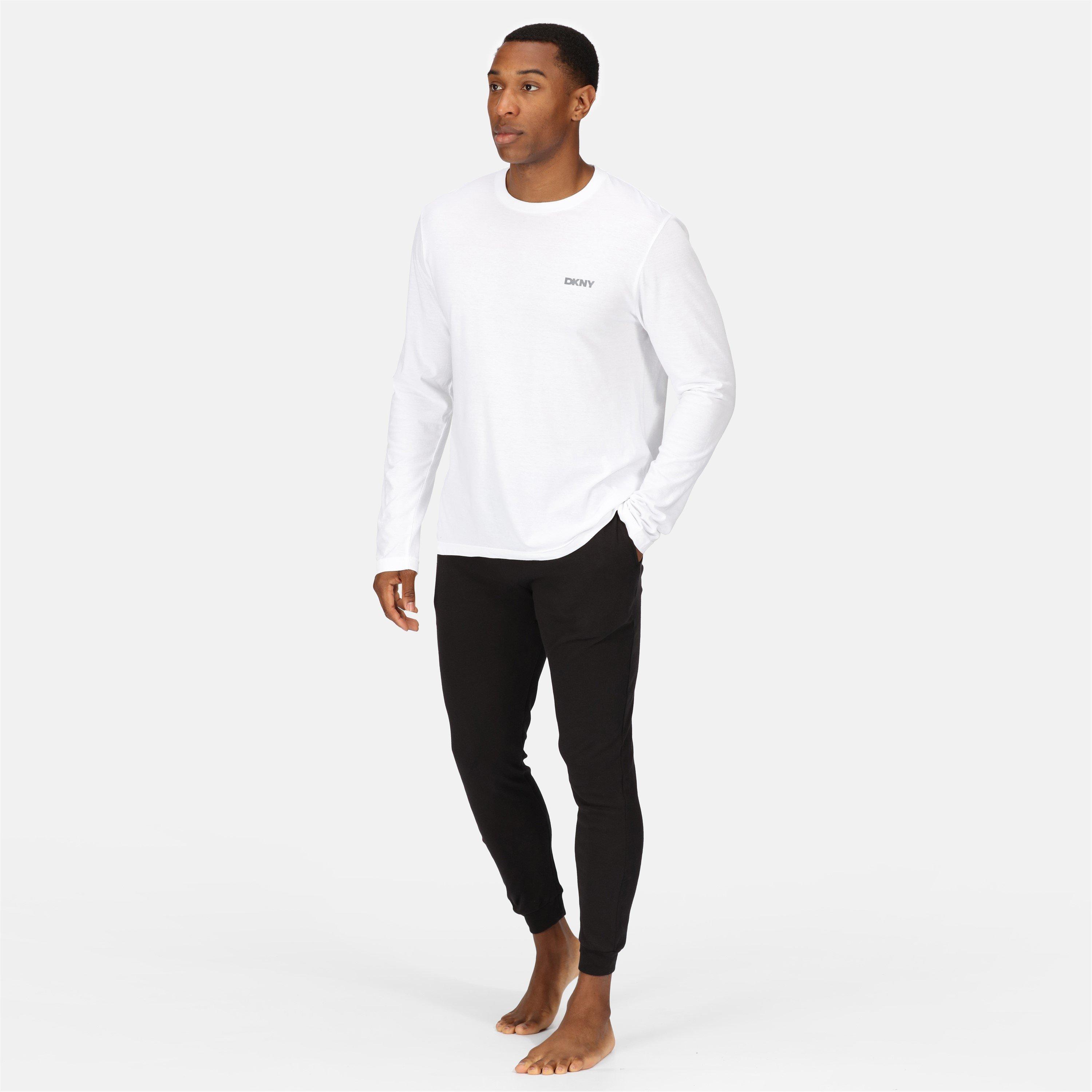 DKNY 3 Pack Long Sleeve Warriors T Shirt Mens