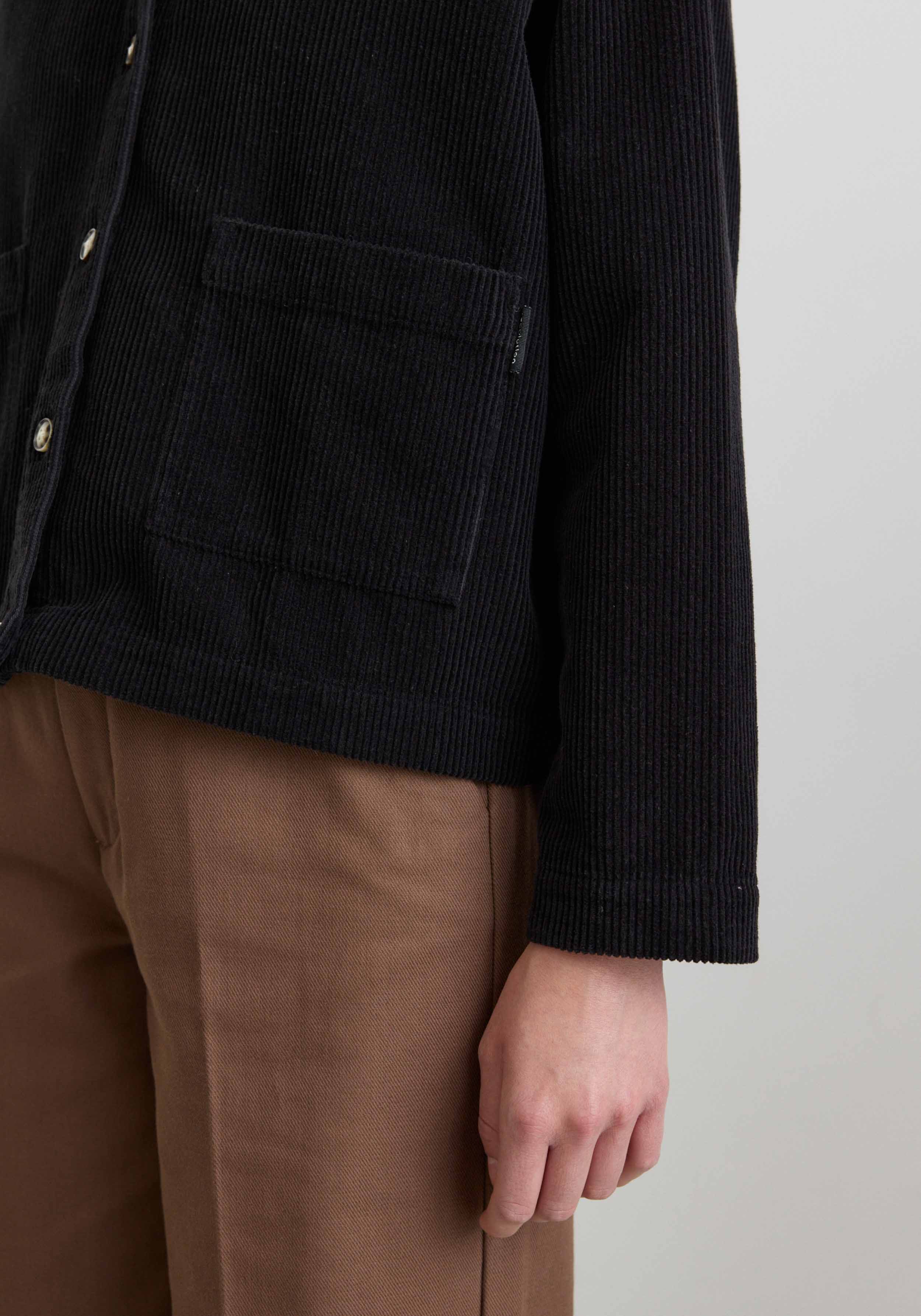 Recolution Cord-Overshirt Rhodea Black