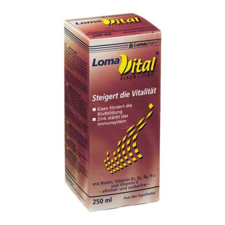 Lomavital Eisen + Zink flüssig, 250 ml