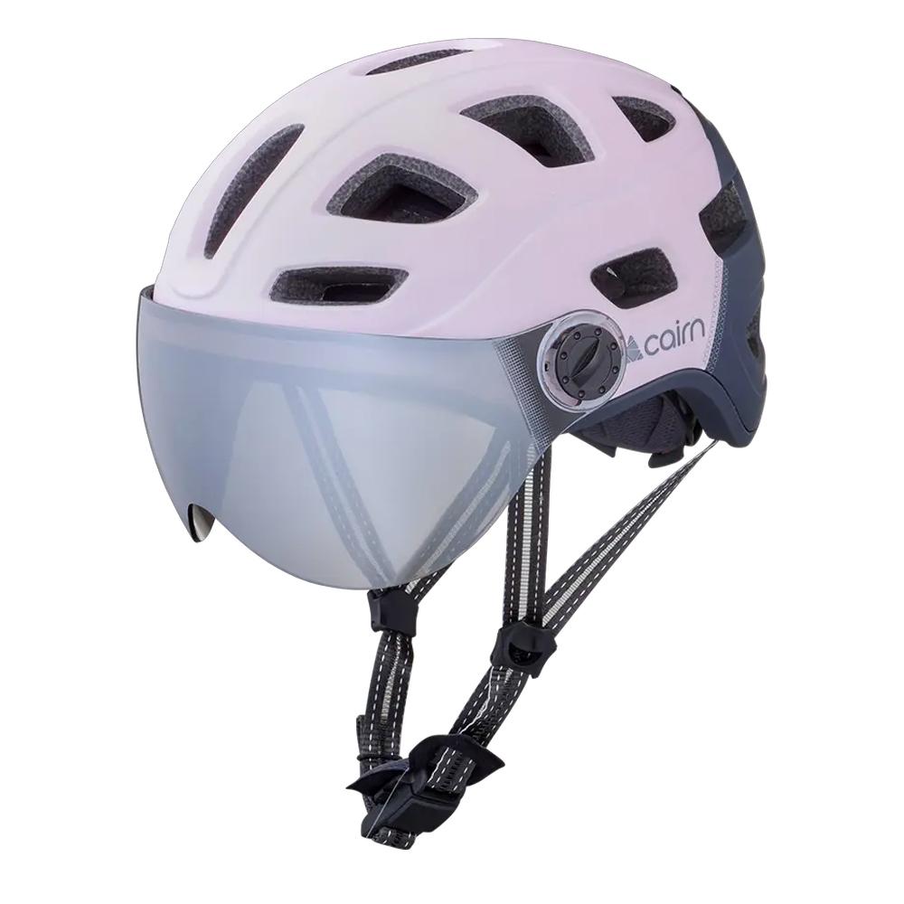 Cairn Casque de Vélo Rose/Gris Femme Cairn Quartz Visor