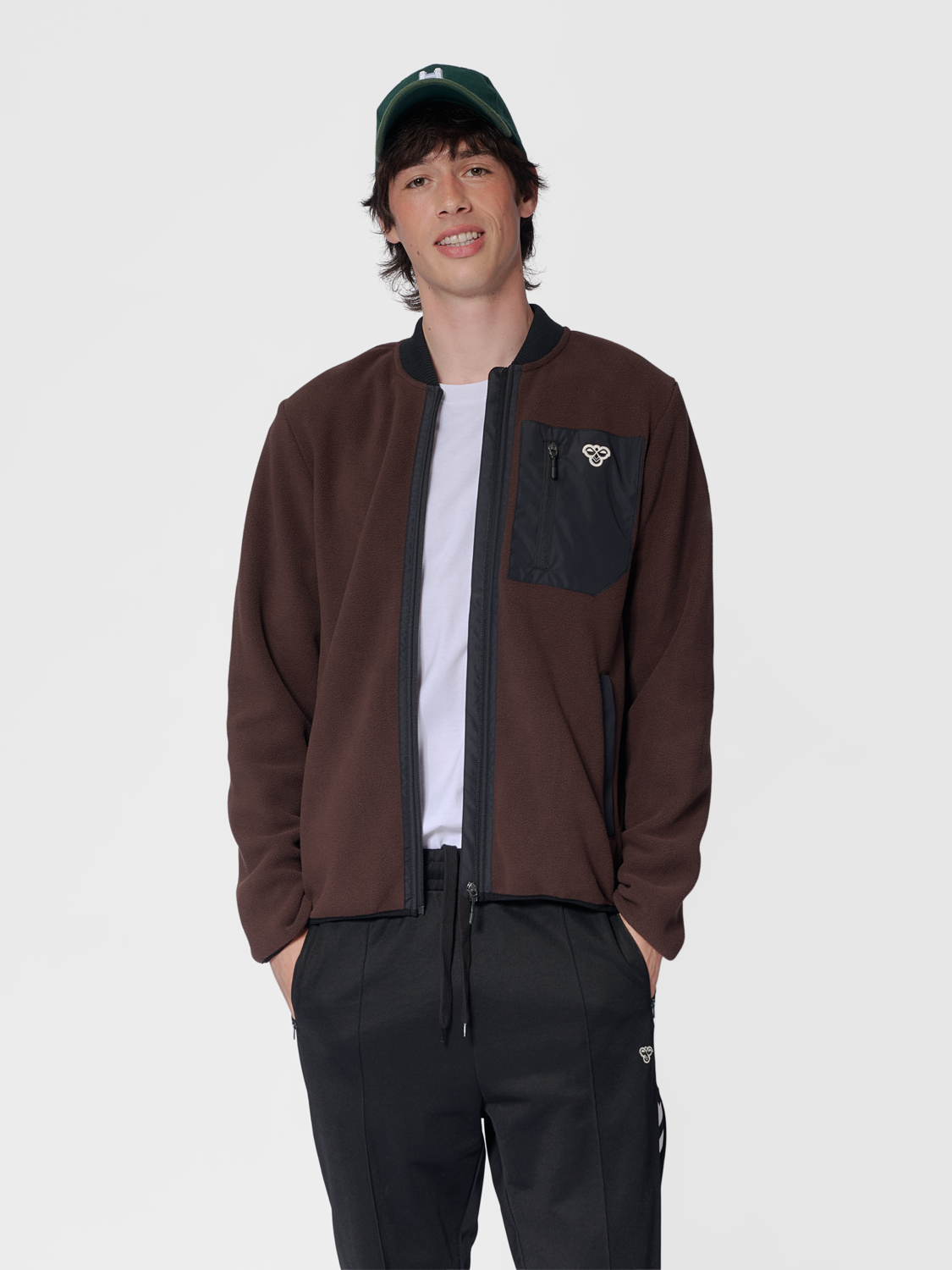 hmlFLEECE ZIP JACKET BEE