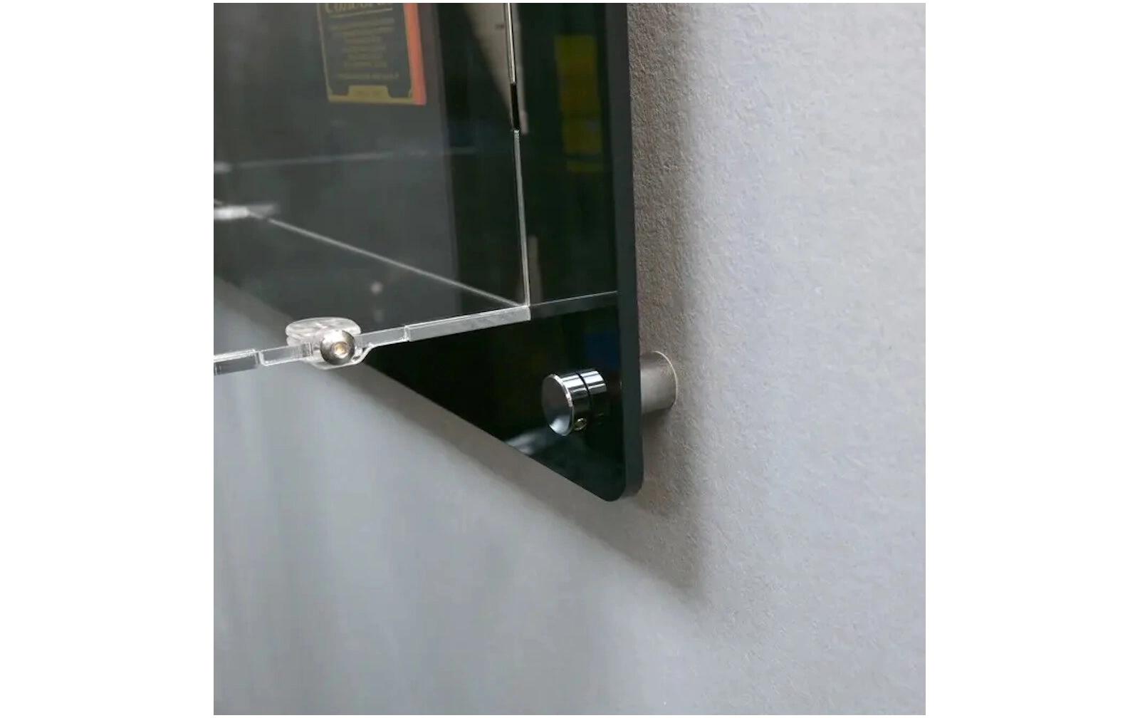 Baukasten Acryl-Wand-Display für LEGO 10318 Concorde<br>Acry-Display-Box mit schwarzem Boden