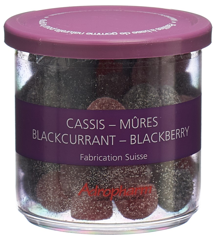 ADROPHARM Cassis-Brombeer Pastillen reizlindernde Pastillen 140 g