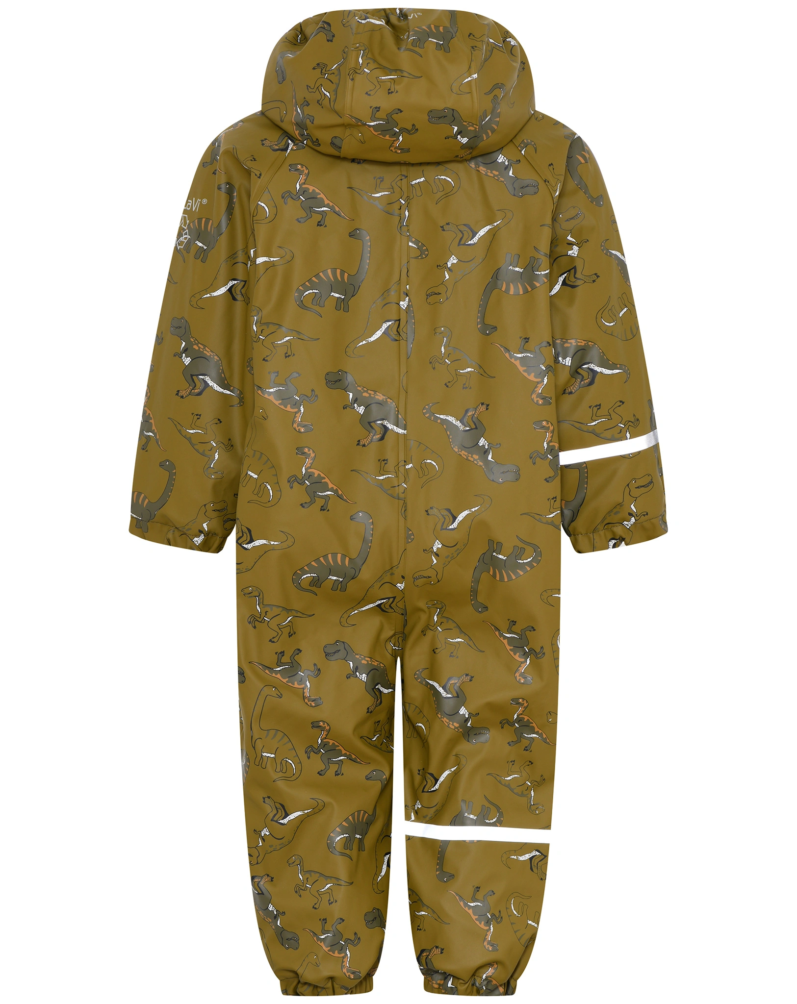 Regenoverall DINOHERDE mit Innenfleece in nutria