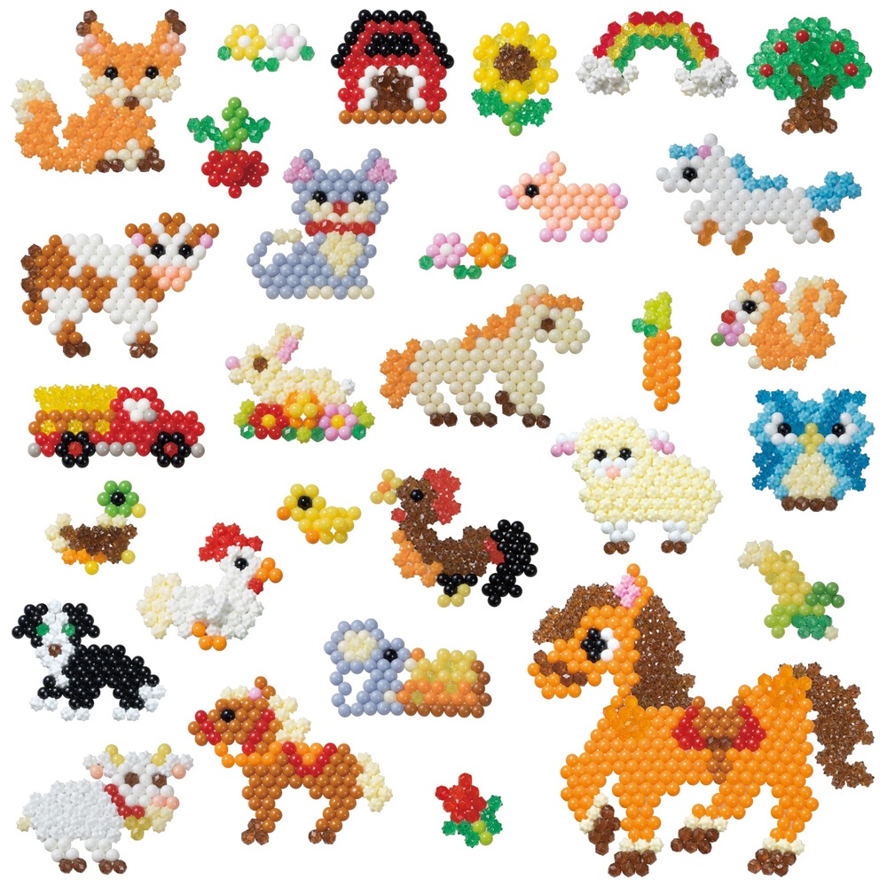 Aquabeads-Box voller Spaß – Ein Tag auf dem Bauernhof