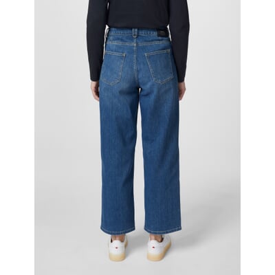 Damen-Relaxed-Jeans, Blau