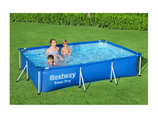 Piscine Hors-Sol Tubulaire pour Enfants Bestway Deluxe Splash Frame Pool 300x201x66 cm
