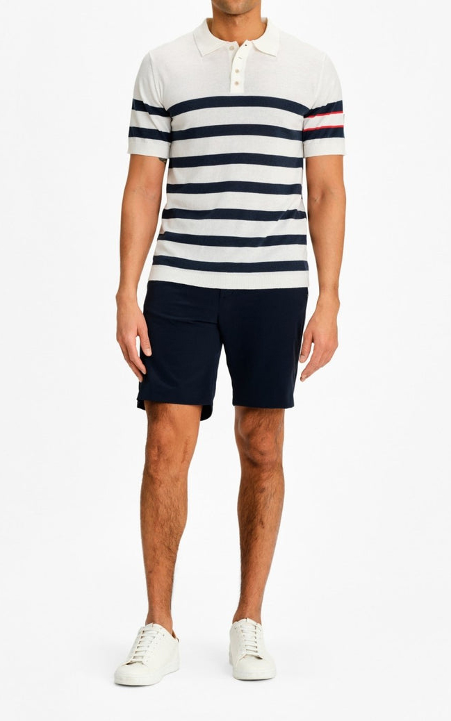 Hjellestad Polo Herre Bright White