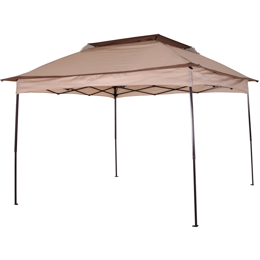 Outsunny Faltpavillon mit Seitenwänden khaki