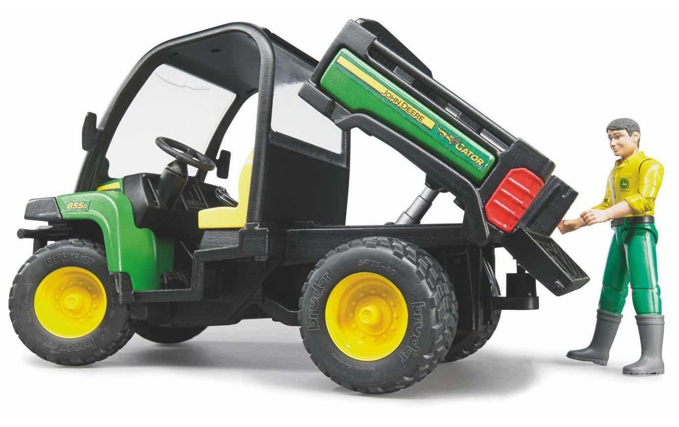 Landwirtschaftsfahrzeug John Deere Gator 8550 mit FahrerSpielspass auf der Baustelle