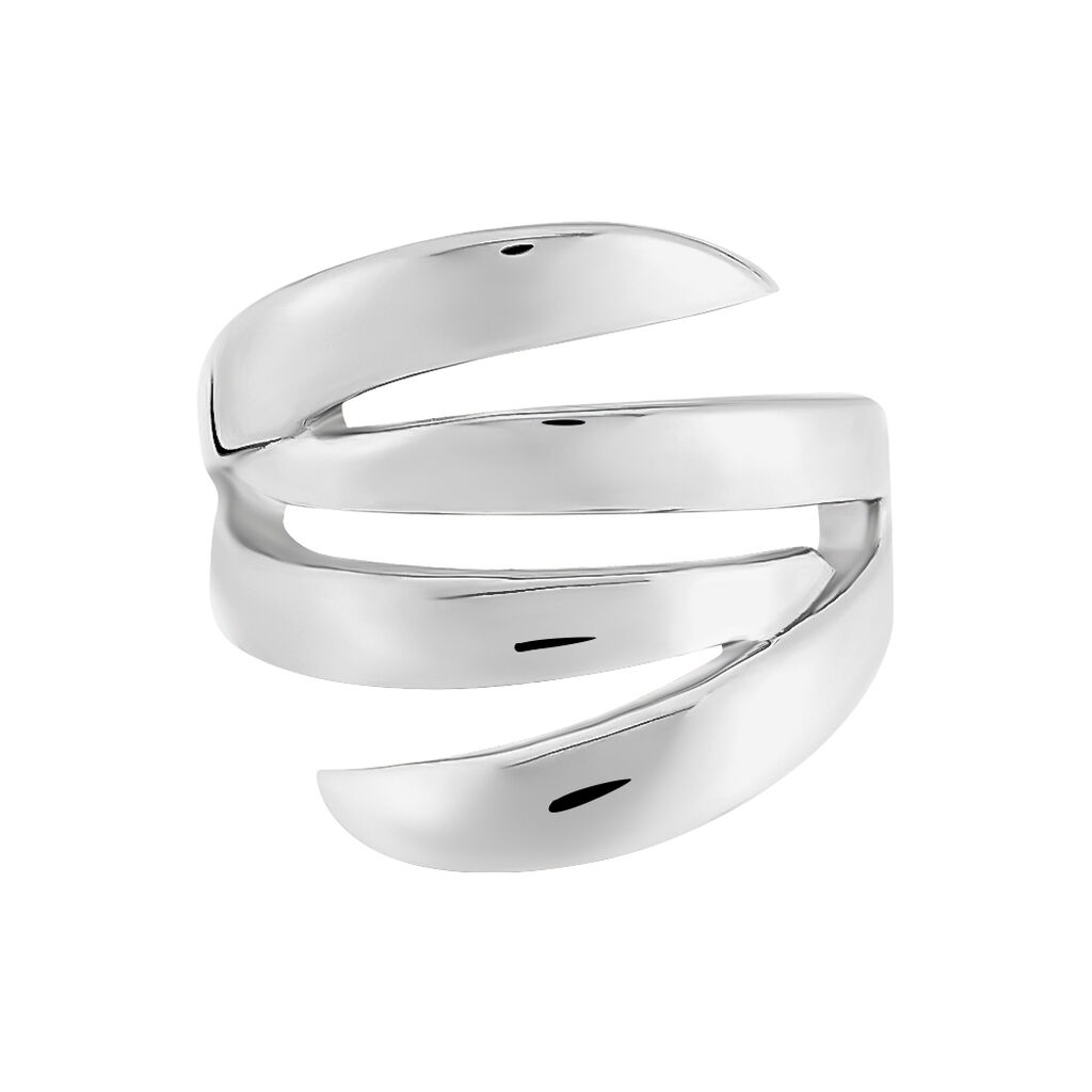 Bague Cleia Acier Blanc