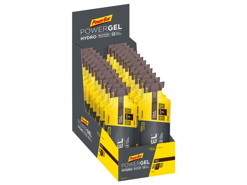 PowerBar Nahrungsgel PowerGel Hydro, Cola 24 x 67 ml Nahrungsgel zur Förderung von Ausdauer/Energie
