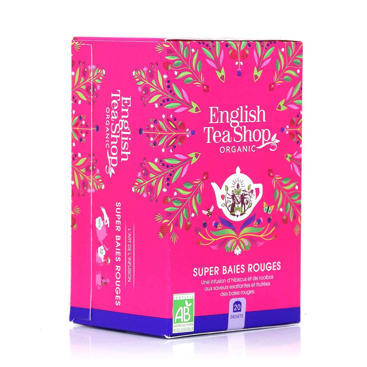 Infusion d'hibiscus aux fruits rouges bio en sachets