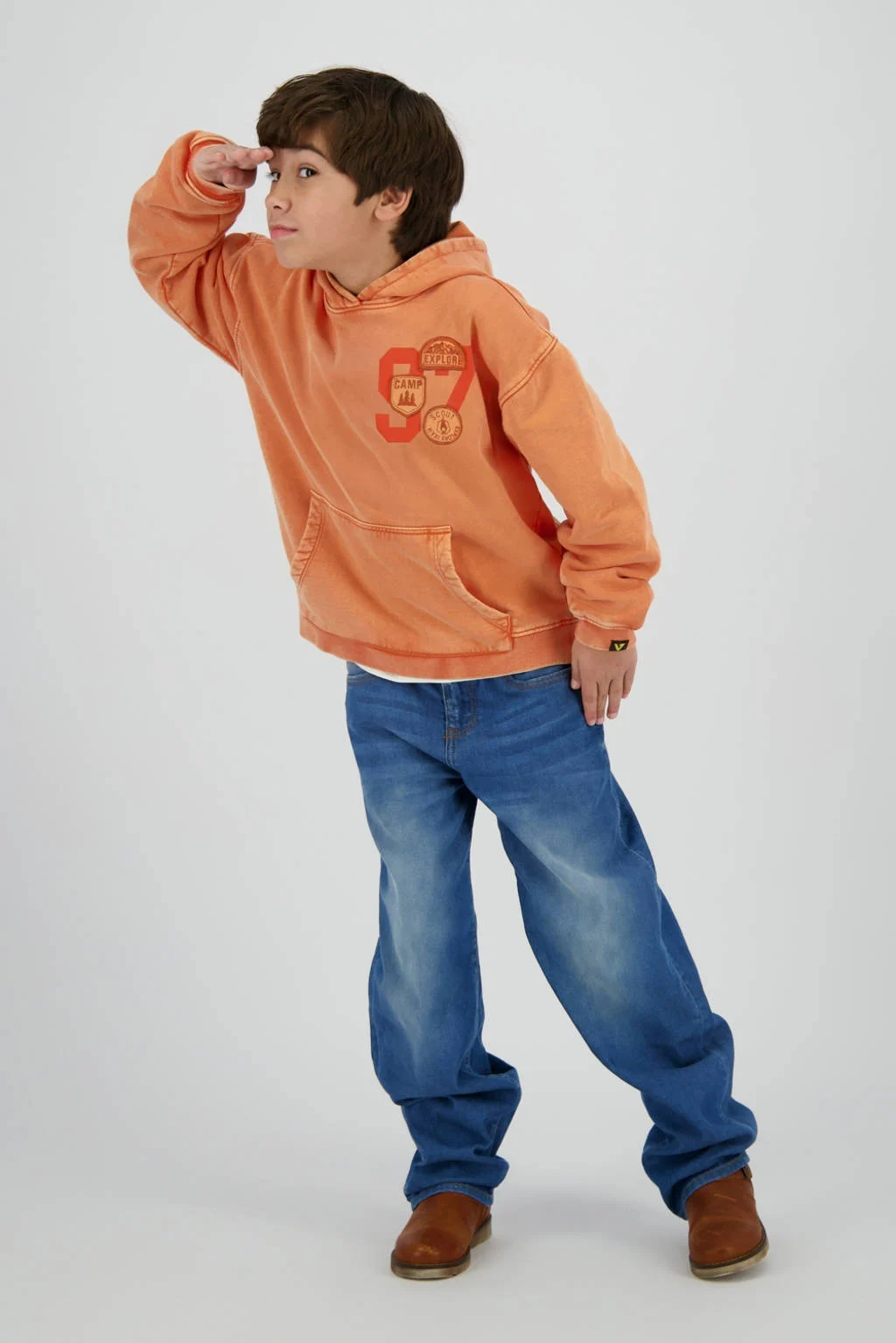 Vingino hoodie oranje