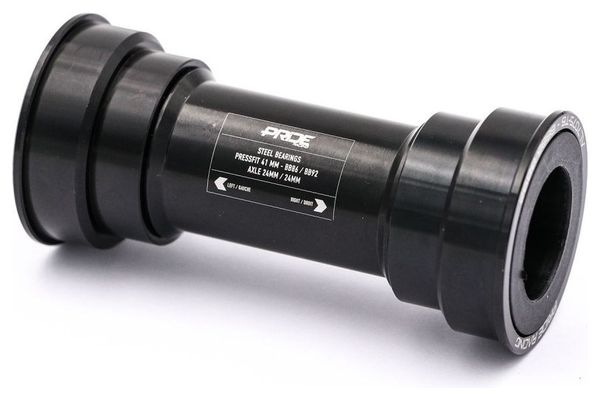 Boitier de Pédalier Pride Racing BB86 PressFit Noir