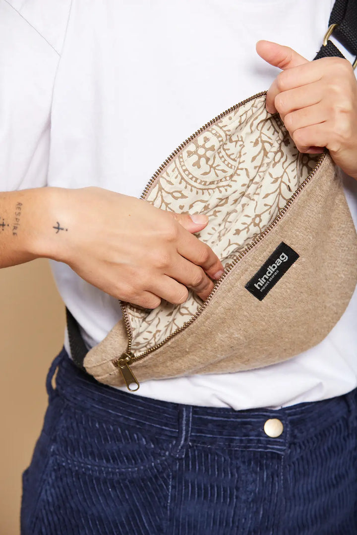 Sac banane Olivia Laine Beige