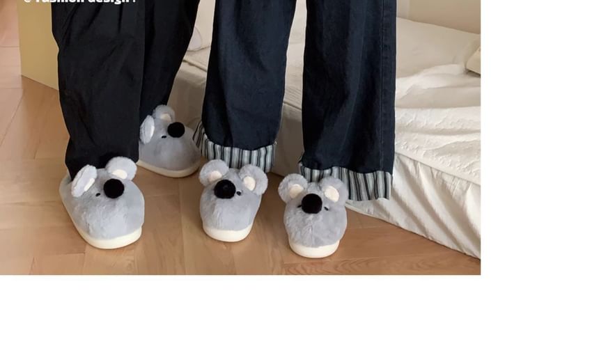 Honkizz - Koala Fluffy Platform Huispantoffels