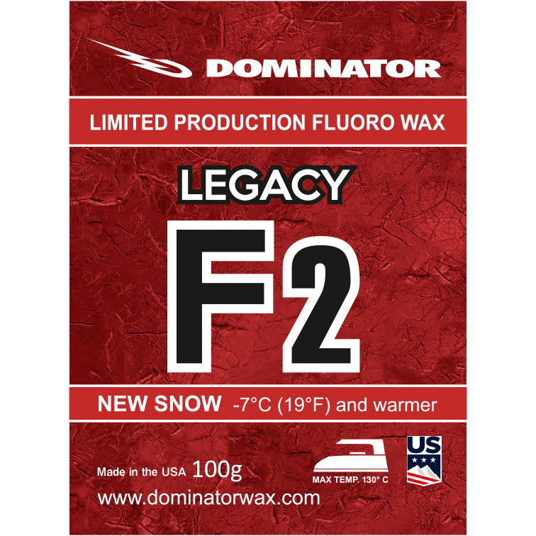 Dominator Legacy F2 New Snow (100g) | Wachse | Skiservice   Pflegemittel | Rennski | XSPO