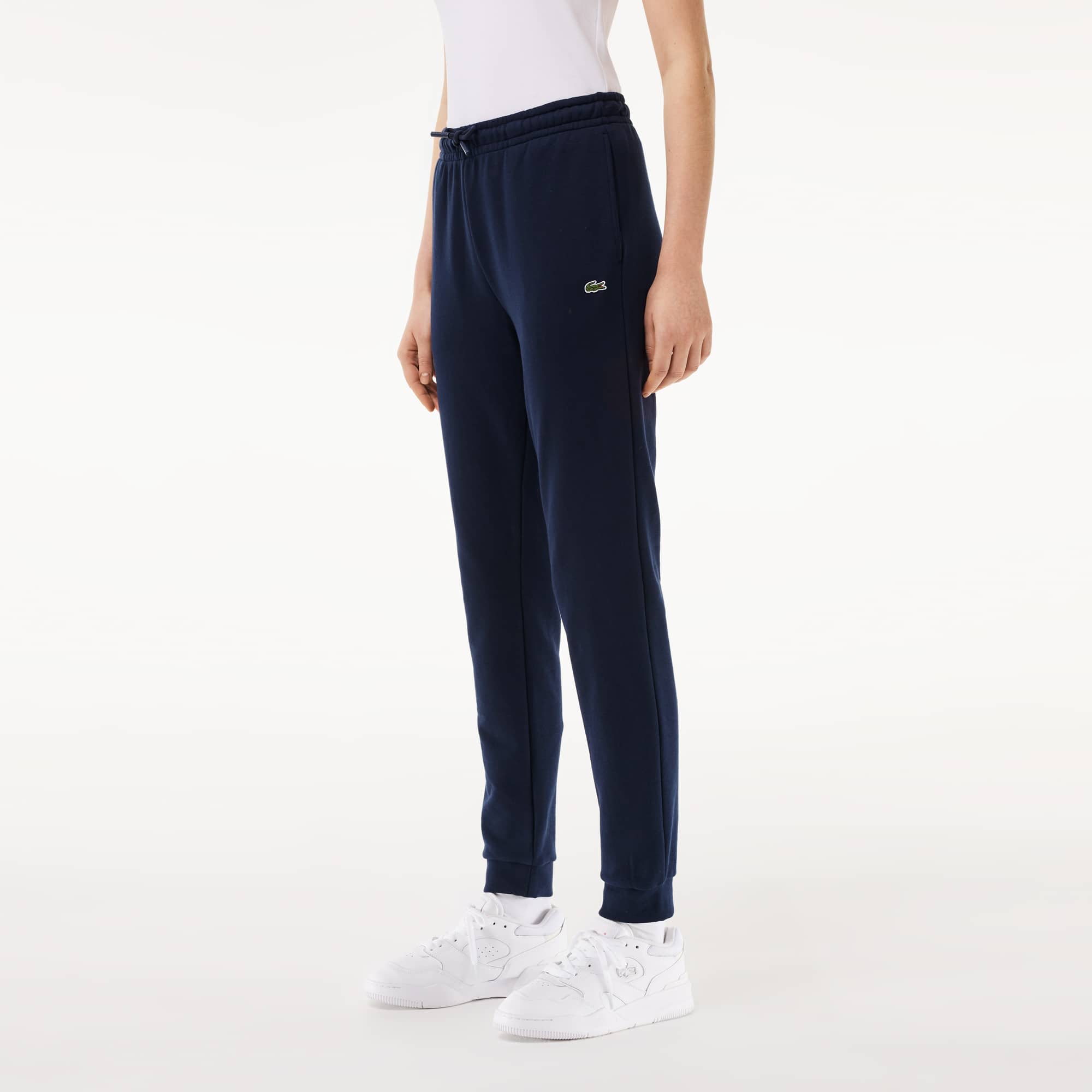 Pantalon de survêtement Jogger femme Lacoste en molleton Pantalons de survêtement - Bleu - Lacoste - Femme
