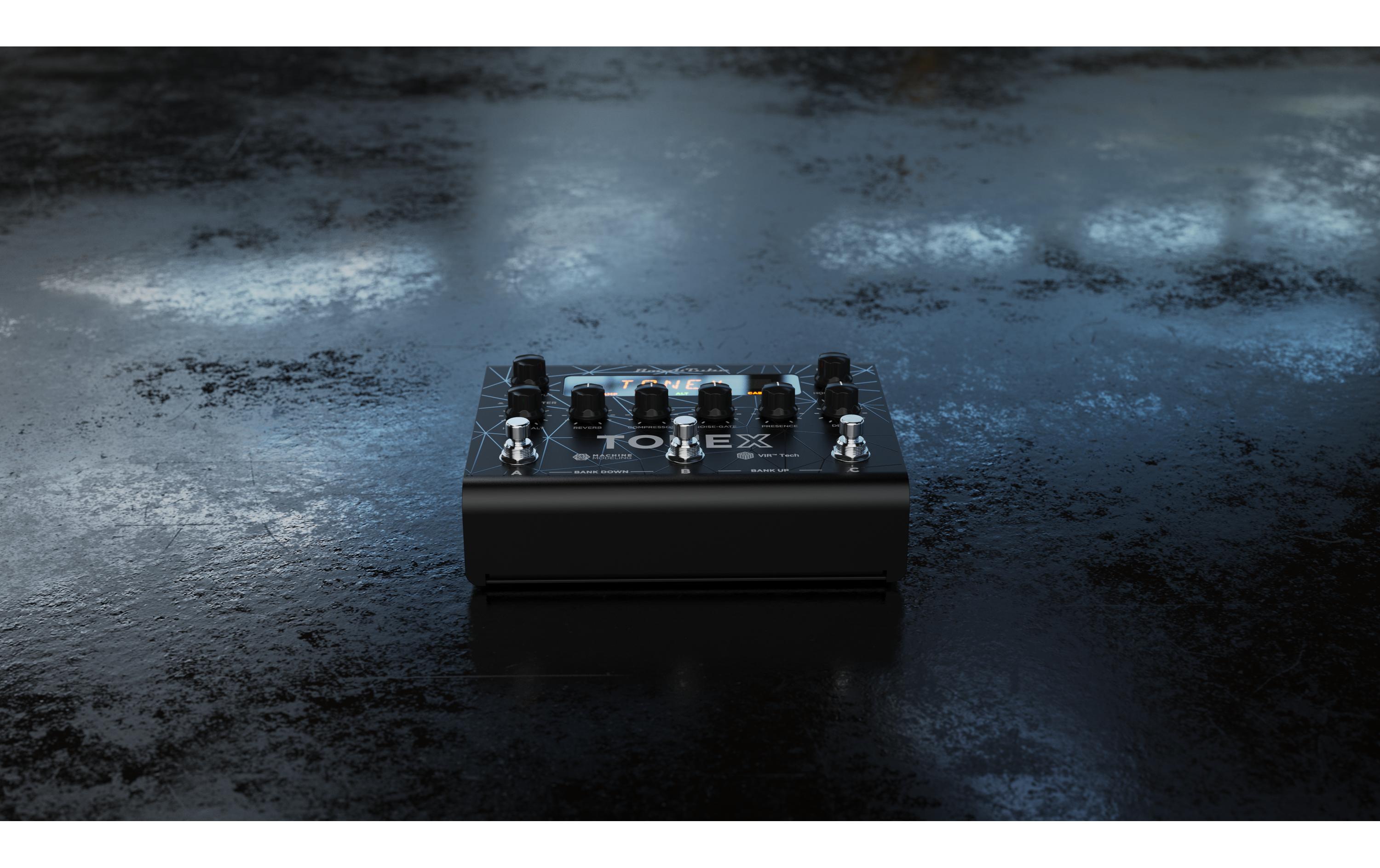 Pedal ToneX<br>KI-maschinenmodellierte Töne live auf der Bühne