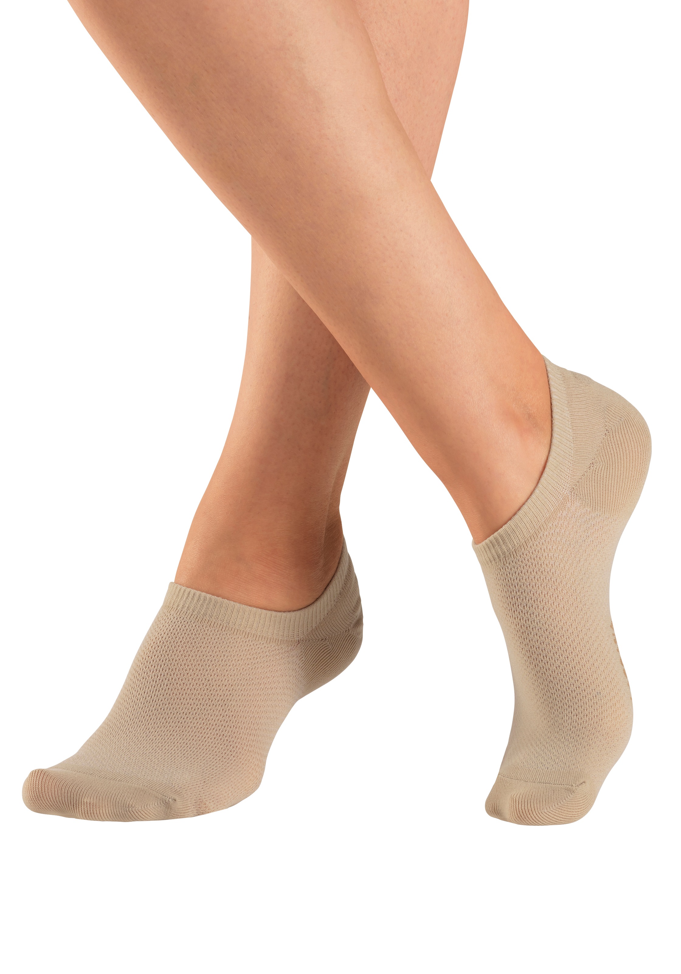 LASCANA ACTIVE Sneakersocken Packung, 7 Stk. tlg. mit Pikeestruktur