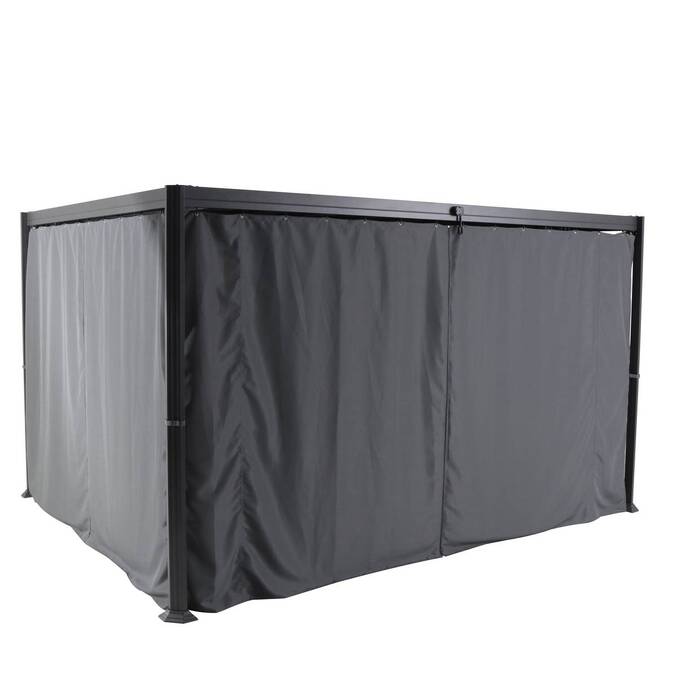 Rideaux pour pergola BELIZE Ardoise