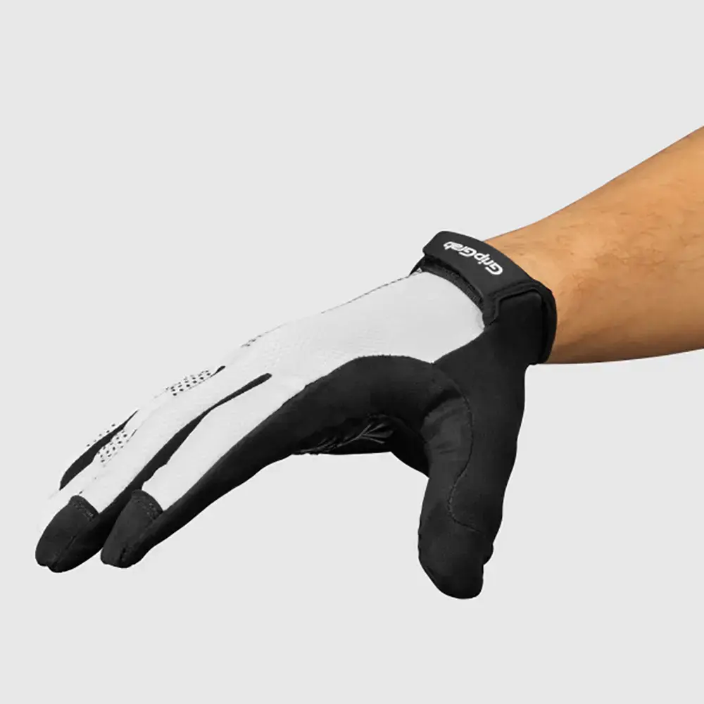 GripGrab Ride RC Lite Padded MTB Zomer Fietshandschoenen Lange Vingers Wit
