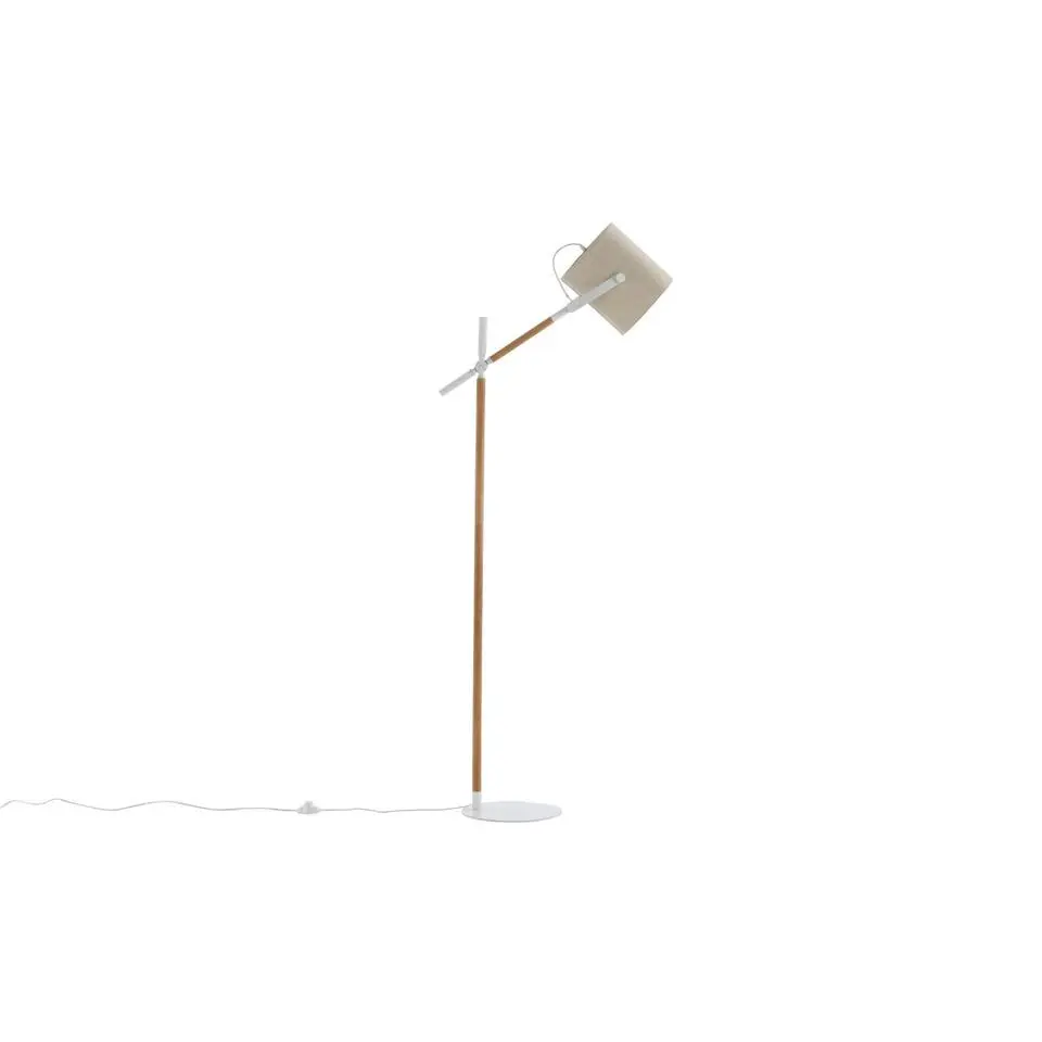 Svea - Nico vloerlamp - hout - wit