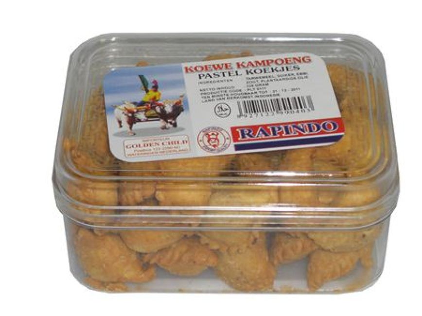 Rapindo Pastel Koekjes Pedas (Pittig) 225g