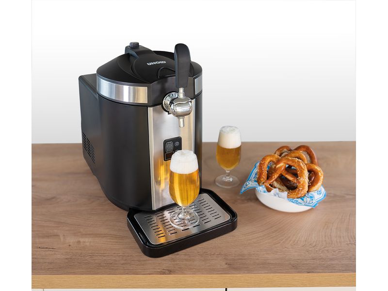 Unold Bierkühler Franzl Schwarz/Silber Bierzapfanlage