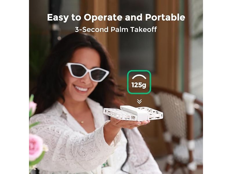 HOVERAir Multikopter HoverAir X1 Combo Weiss, RTF (C0 | CE) Kompakte, selbst fliegende Kamera Drohne