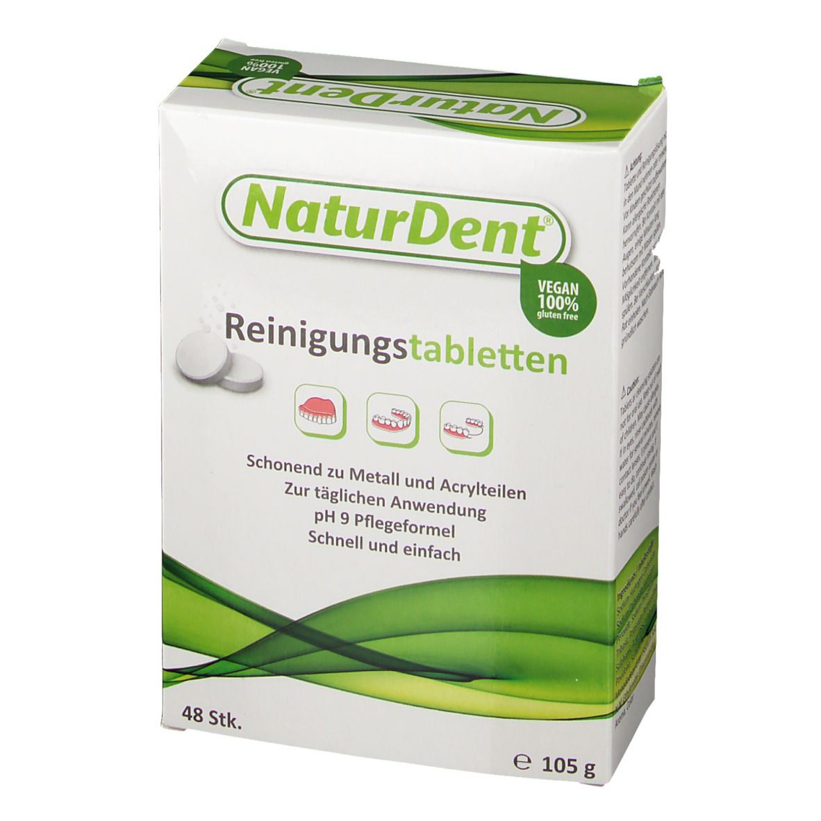 NaturDent® Reinigungstabletten für den Zahnersatz